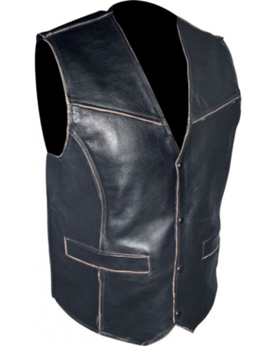 Leather Vest Mens